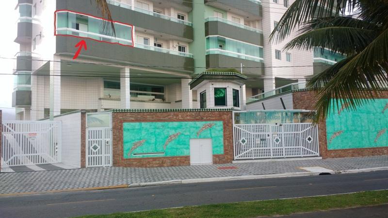 Apto. Com Churrasqueira Na Sacada Apartment Praia Grande  Bagian luar foto
